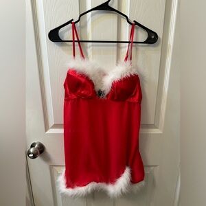 Naughty Mrs Claus slip, size M